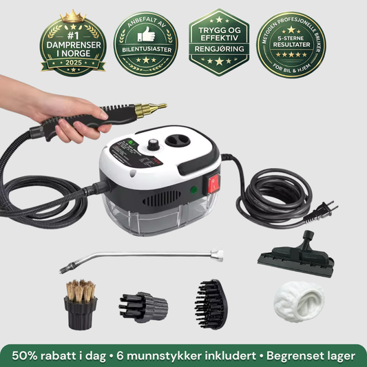 KvikkSteam™ – Kraftig damprengjøring