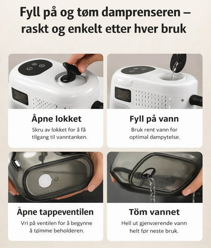 KvikkSteam™ Scandinavian Steam Cleaning Technology